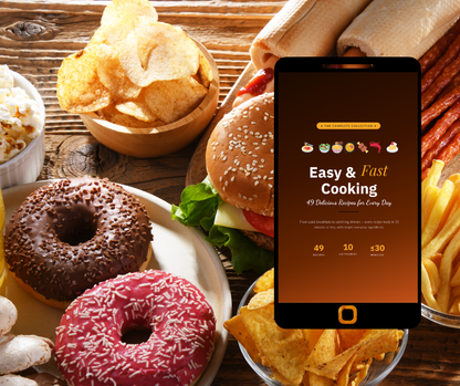 Easy & Delicious Recipes Cookbook – Quick Meals for Everyday Cooking